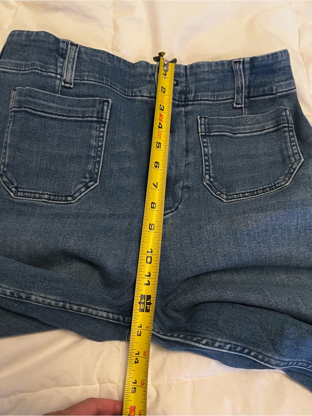 Maeve Colette Cropped Jeans in Medium Blue Wash - Picture 6 of 7